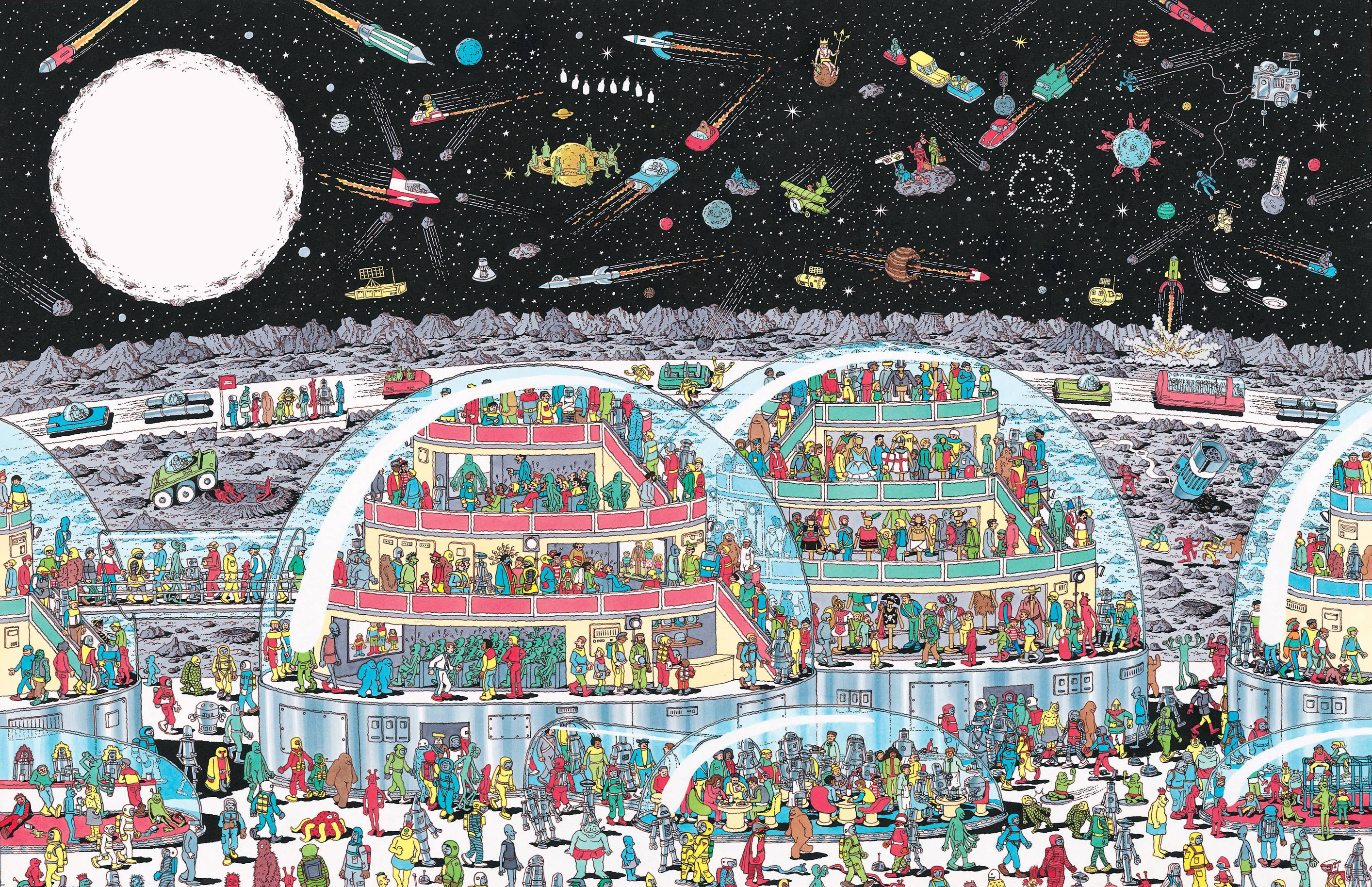  Wheres Waldo Game, Space Map.